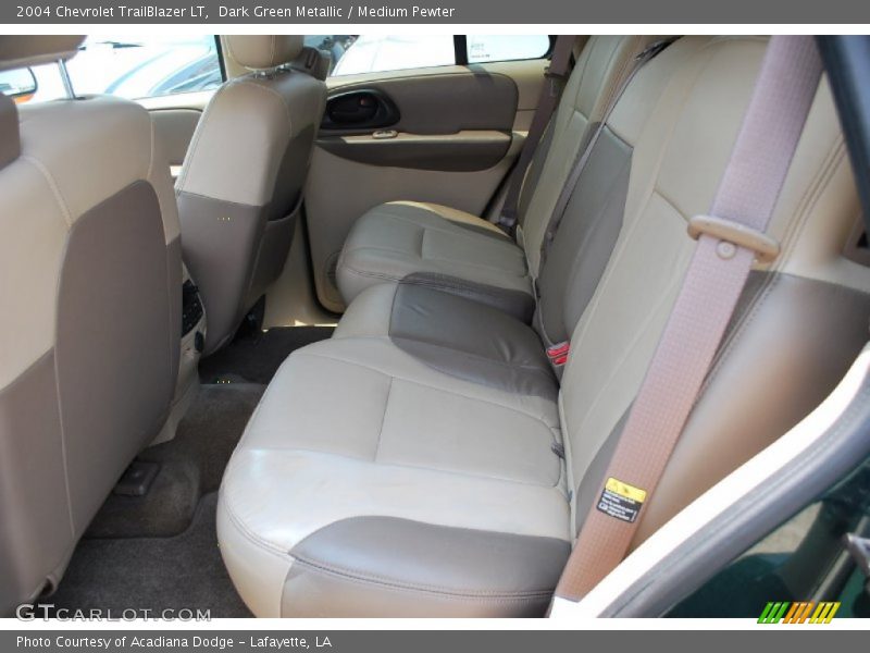 Dark Green Metallic / Medium Pewter 2004 Chevrolet TrailBlazer LT