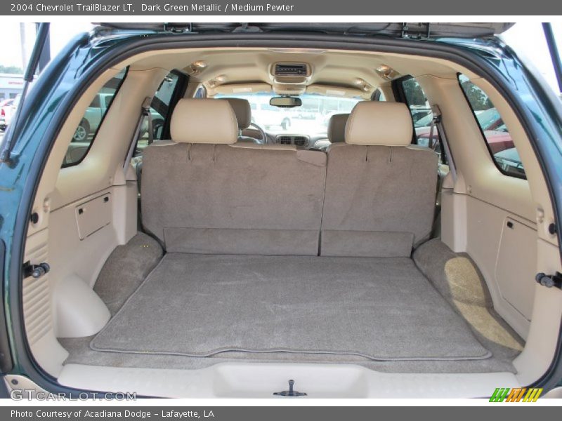 Dark Green Metallic / Medium Pewter 2004 Chevrolet TrailBlazer LT