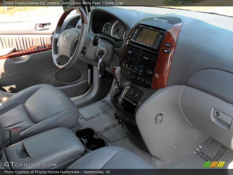 Arctic Frost White Pearl / Stone Gray 2004 Toyota Sienna XLE Limited