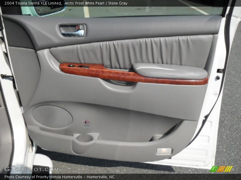 Arctic Frost White Pearl / Stone Gray 2004 Toyota Sienna XLE Limited