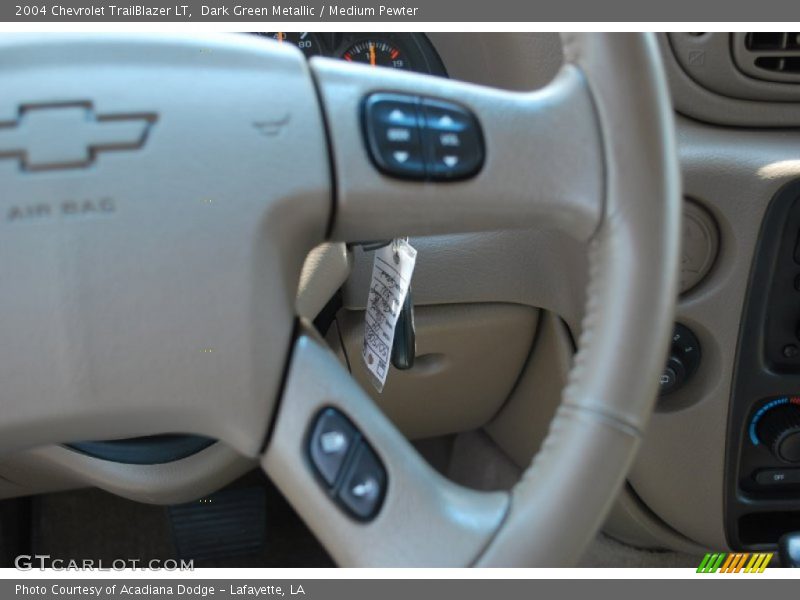 Dark Green Metallic / Medium Pewter 2004 Chevrolet TrailBlazer LT