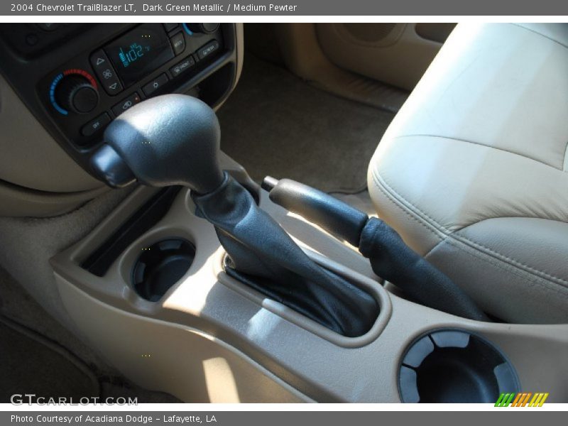 Dark Green Metallic / Medium Pewter 2004 Chevrolet TrailBlazer LT