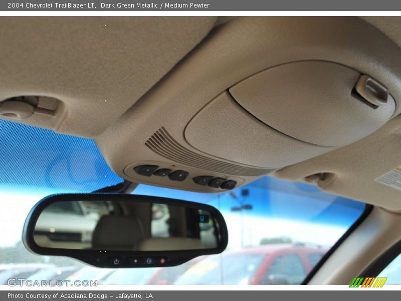 Dark Green Metallic / Medium Pewter 2004 Chevrolet TrailBlazer LT