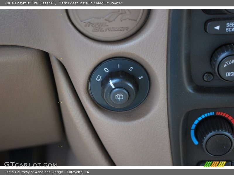 Dark Green Metallic / Medium Pewter 2004 Chevrolet TrailBlazer LT