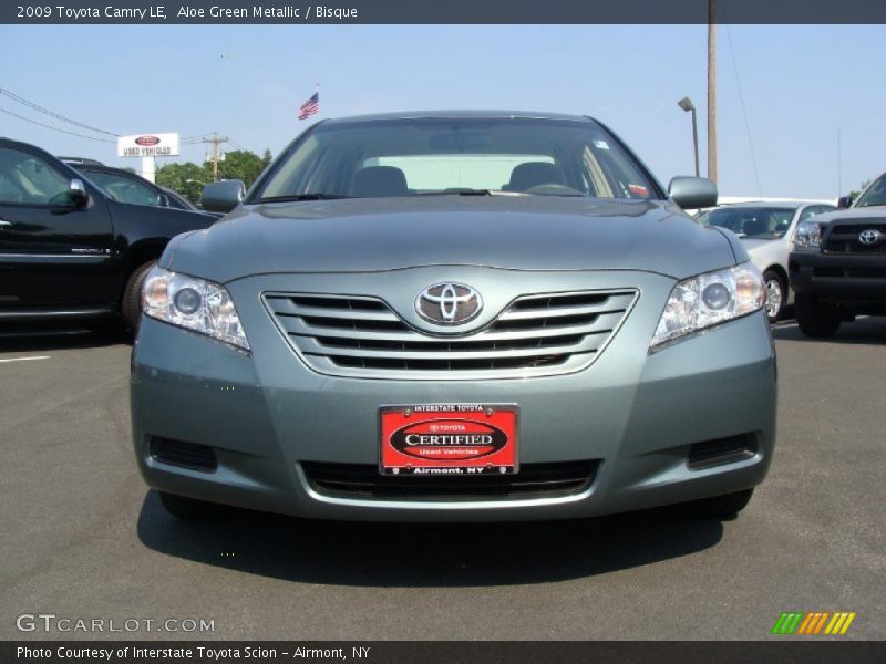Aloe Green Metallic / Bisque 2009 Toyota Camry LE