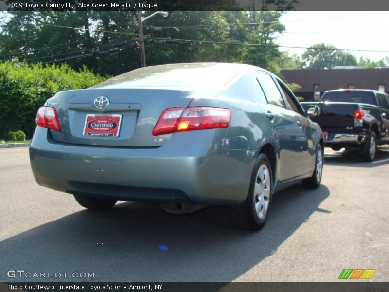 Aloe Green Metallic / Bisque 2009 Toyota Camry LE