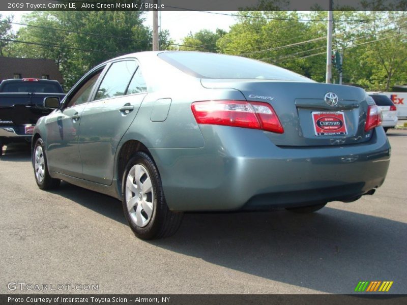 Aloe Green Metallic / Bisque 2009 Toyota Camry LE