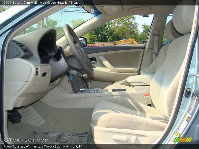 Aloe Green Metallic / Bisque 2009 Toyota Camry LE