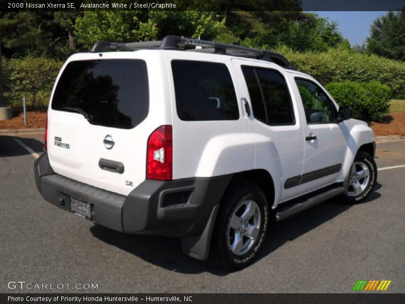 Avalanche White / Steel/Graphite 2008 Nissan Xterra SE