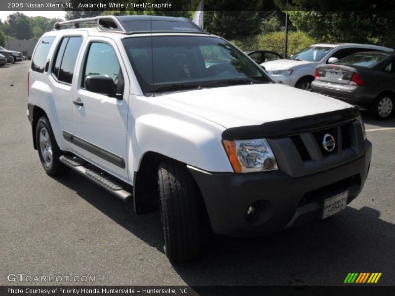 Avalanche White / Steel/Graphite 2008 Nissan Xterra SE