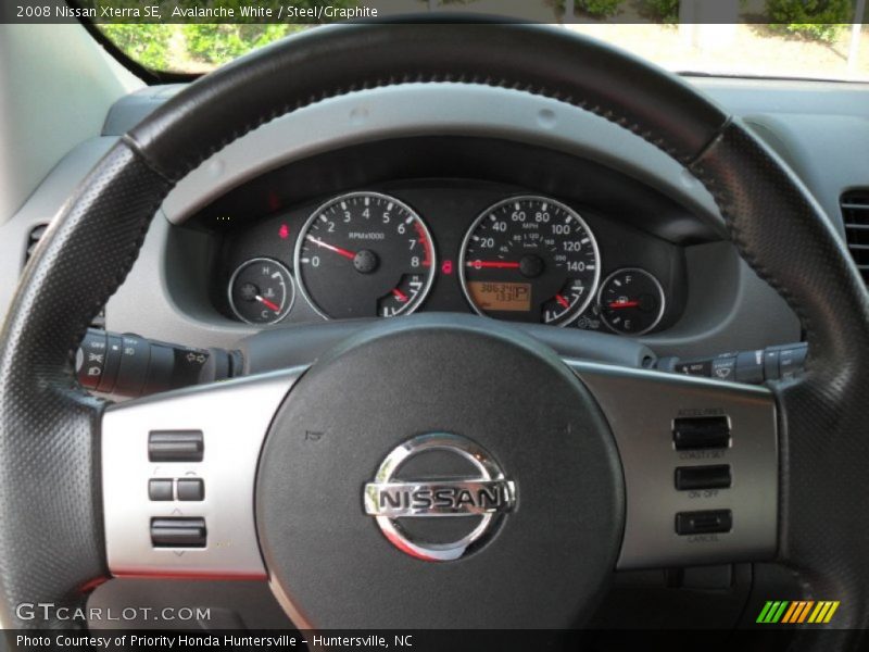 Avalanche White / Steel/Graphite 2008 Nissan Xterra SE