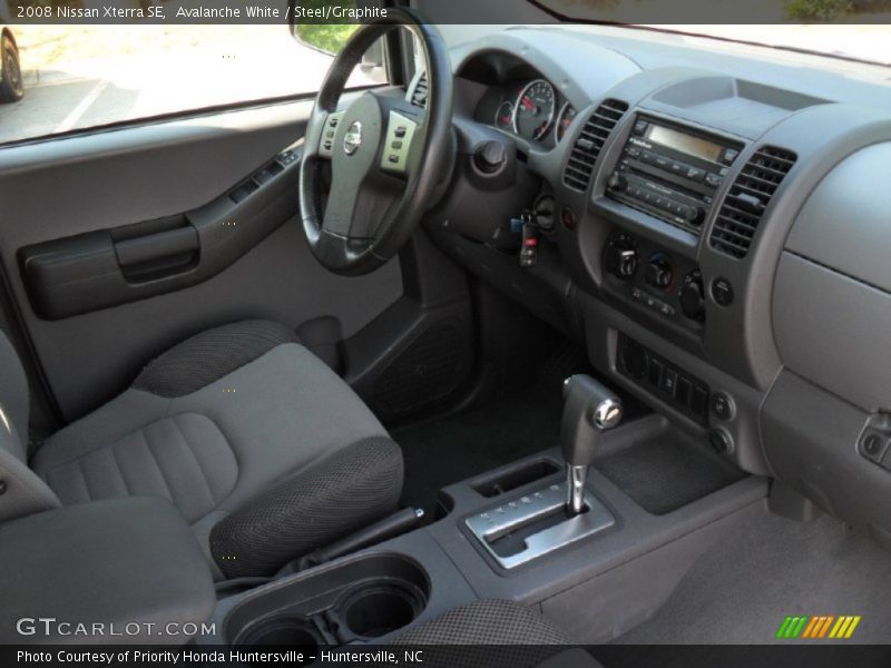Avalanche White / Steel/Graphite 2008 Nissan Xterra SE