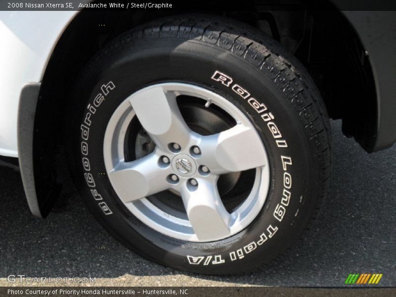 Avalanche White / Steel/Graphite 2008 Nissan Xterra SE