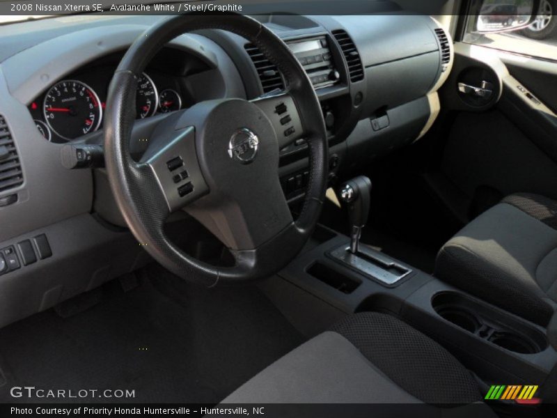 Avalanche White / Steel/Graphite 2008 Nissan Xterra SE