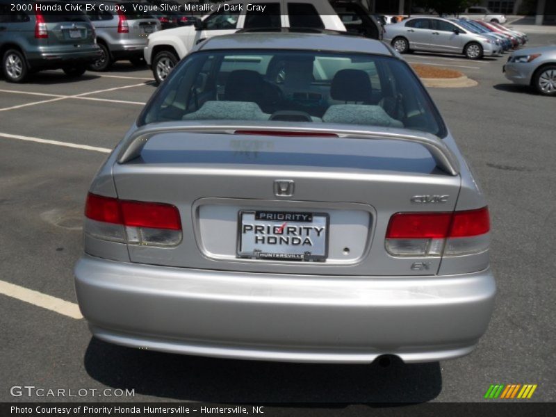 Vogue Silver Metallic / Dark Gray 2000 Honda Civic EX Coupe