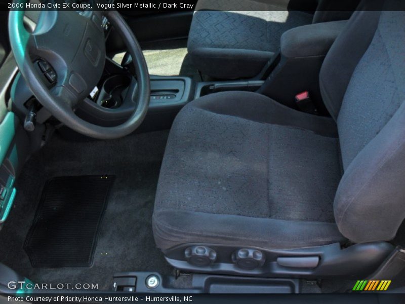 Vogue Silver Metallic / Dark Gray 2000 Honda Civic EX Coupe