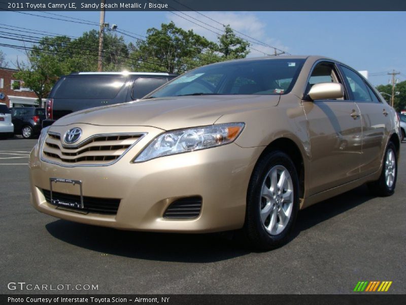 Sandy Beach Metallic / Bisque 2011 Toyota Camry LE