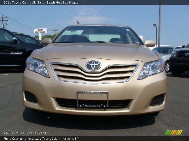 Sandy Beach Metallic / Bisque 2011 Toyota Camry LE