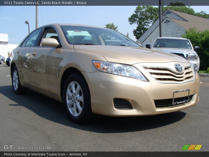 Sandy Beach Metallic / Bisque 2011 Toyota Camry LE