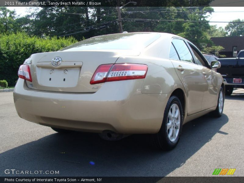 Sandy Beach Metallic / Bisque 2011 Toyota Camry LE