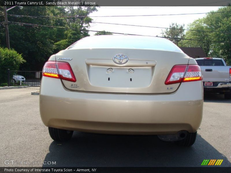 Sandy Beach Metallic / Bisque 2011 Toyota Camry LE