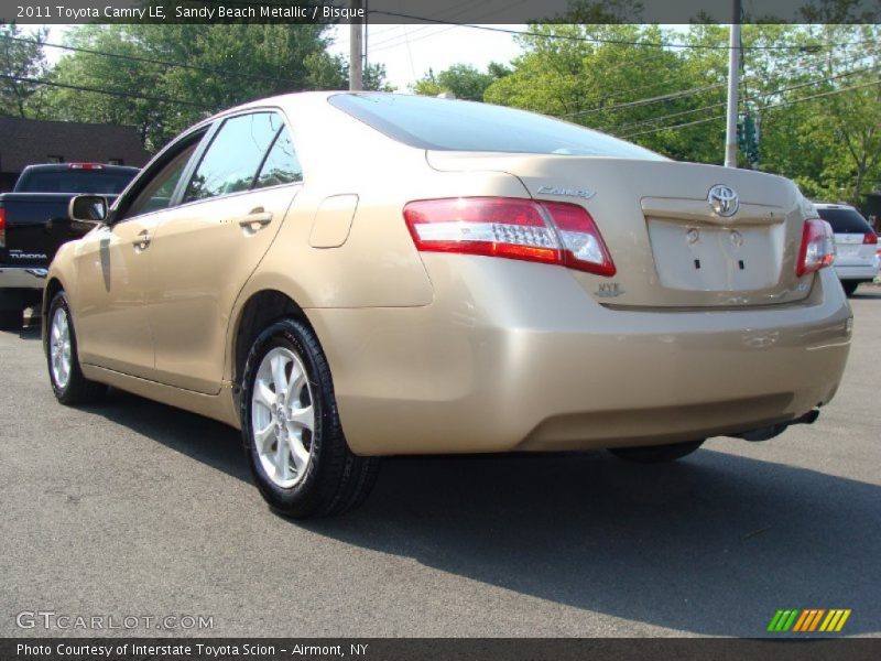 Sandy Beach Metallic / Bisque 2011 Toyota Camry LE