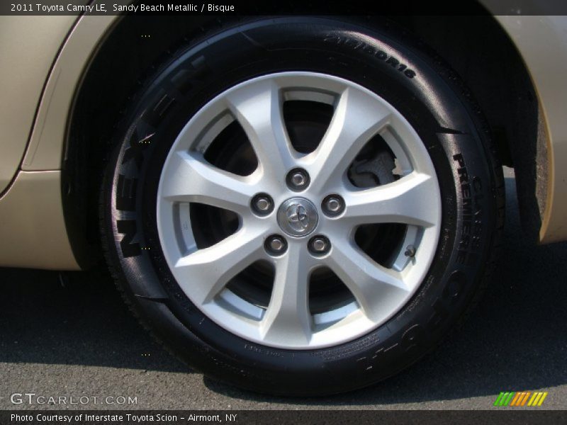 Sandy Beach Metallic / Bisque 2011 Toyota Camry LE