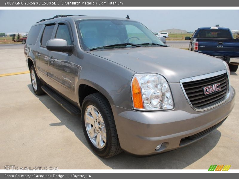 Silver Birch Metallic / Light Titanium 2007 GMC Yukon XL 1500 SLT