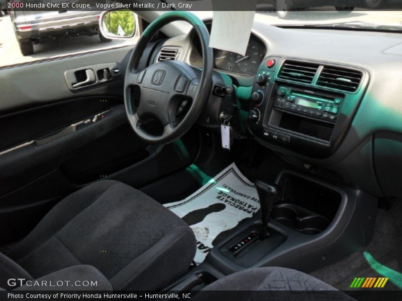 Vogue Silver Metallic / Dark Gray 2000 Honda Civic EX Coupe