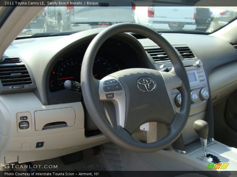 Sandy Beach Metallic / Bisque 2011 Toyota Camry LE