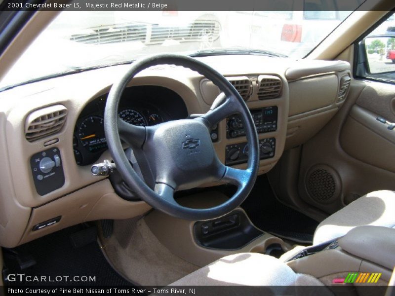 Beige Interior - 2001 Blazer LS 
