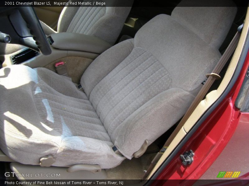 Majestic Red Metallic / Beige 2001 Chevrolet Blazer LS