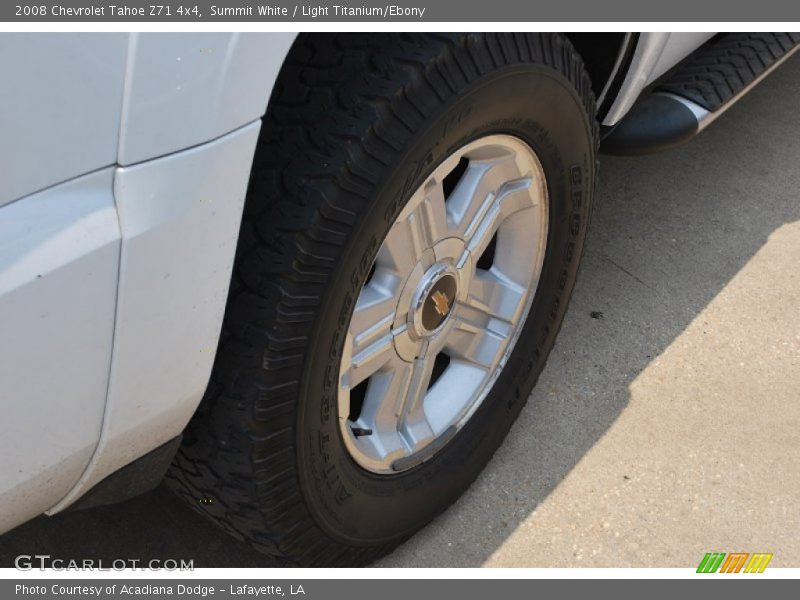 Summit White / Light Titanium/Ebony 2008 Chevrolet Tahoe Z71 4x4