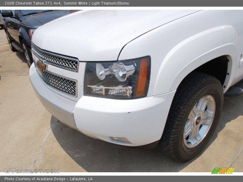 Summit White / Light Titanium/Ebony 2008 Chevrolet Tahoe Z71 4x4