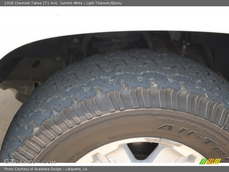 Summit White / Light Titanium/Ebony 2008 Chevrolet Tahoe Z71 4x4