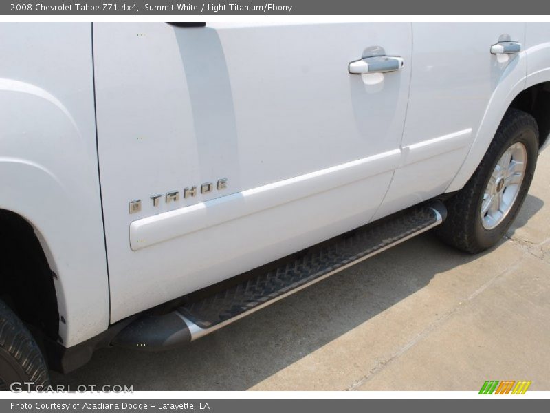 Summit White / Light Titanium/Ebony 2008 Chevrolet Tahoe Z71 4x4