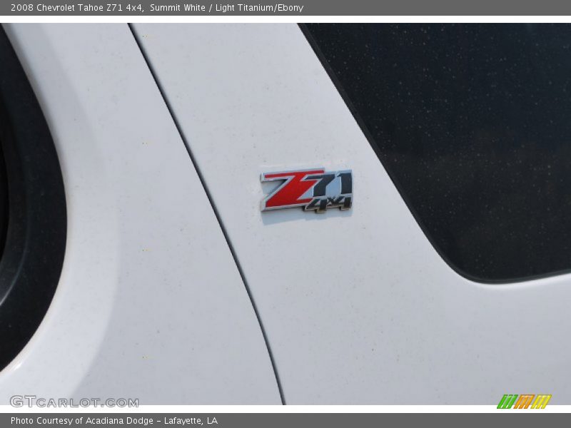  2008 Tahoe Z71 4x4 Logo