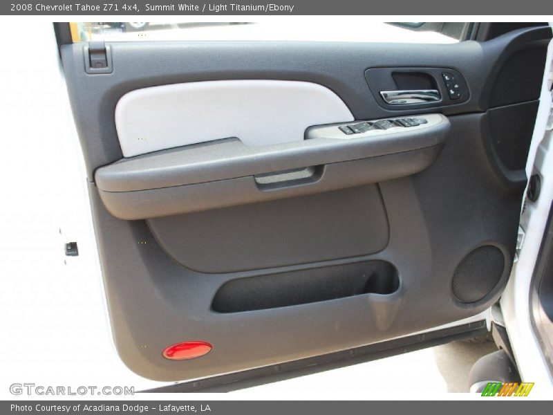 Summit White / Light Titanium/Ebony 2008 Chevrolet Tahoe Z71 4x4