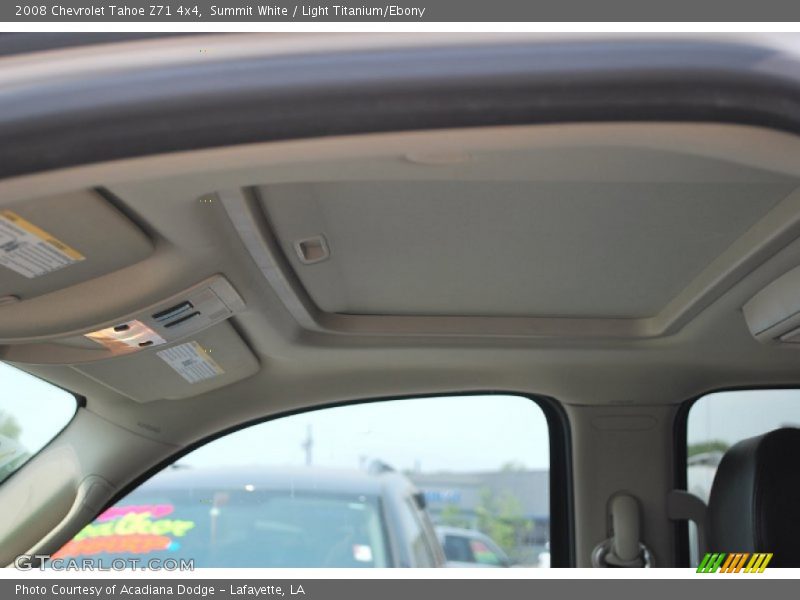 Summit White / Light Titanium/Ebony 2008 Chevrolet Tahoe Z71 4x4