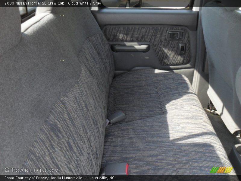 Cloud White / Gray 2000 Nissan Frontier SE Crew Cab