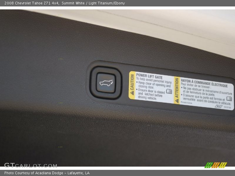 Summit White / Light Titanium/Ebony 2008 Chevrolet Tahoe Z71 4x4