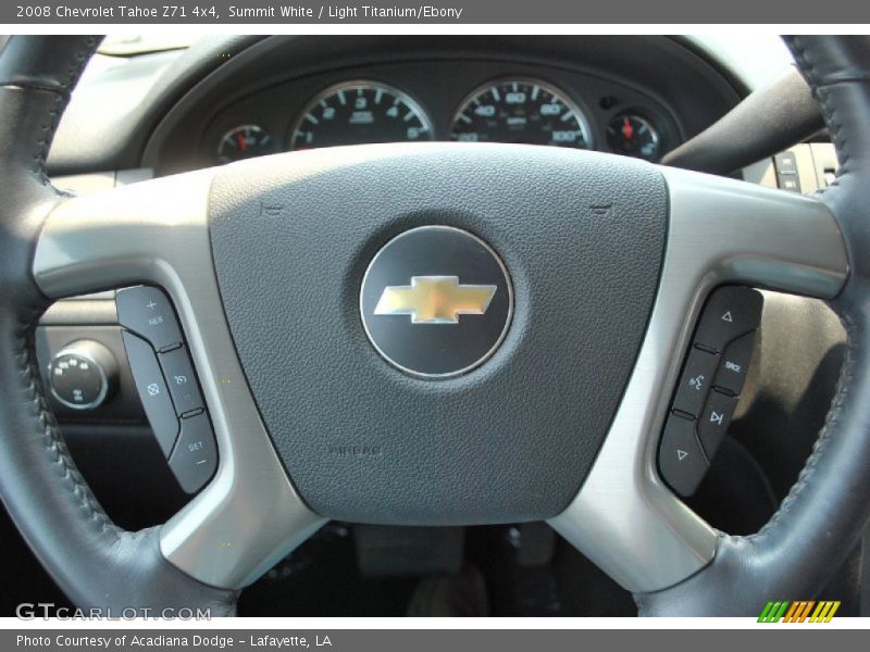 Summit White / Light Titanium/Ebony 2008 Chevrolet Tahoe Z71 4x4