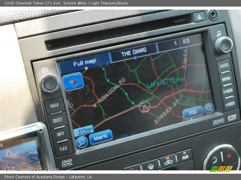 Navigation of 2008 Tahoe Z71 4x4