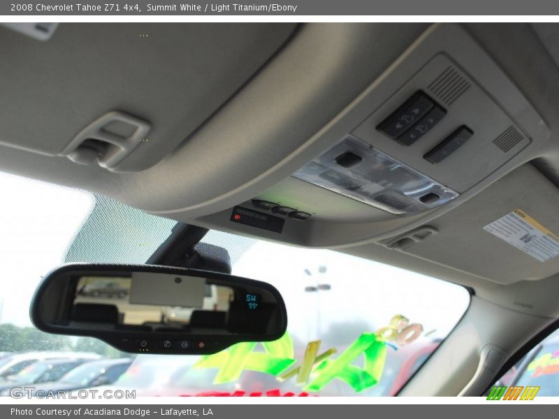 Summit White / Light Titanium/Ebony 2008 Chevrolet Tahoe Z71 4x4