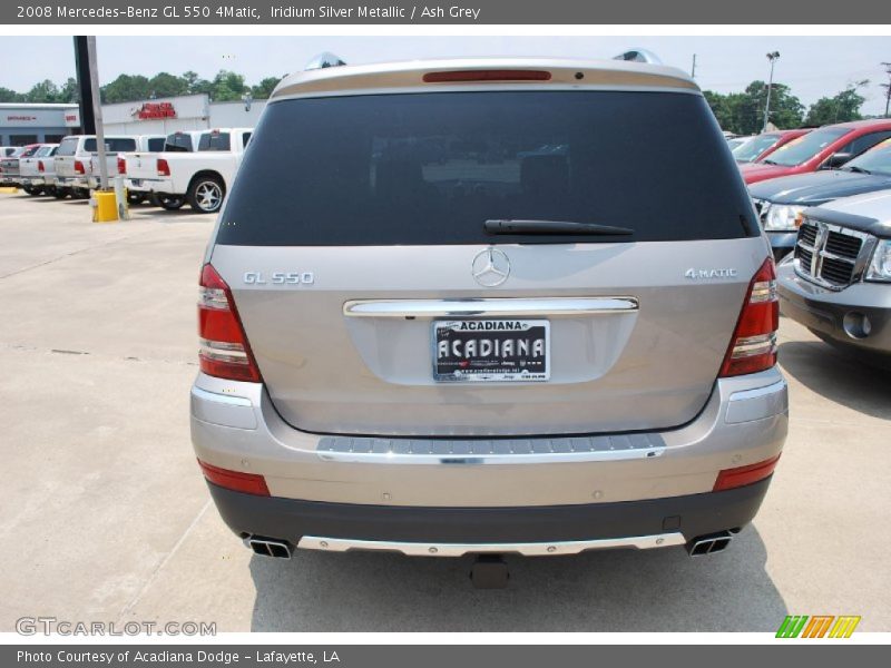 Iridium Silver Metallic / Ash Grey 2008 Mercedes-Benz GL 550 4Matic