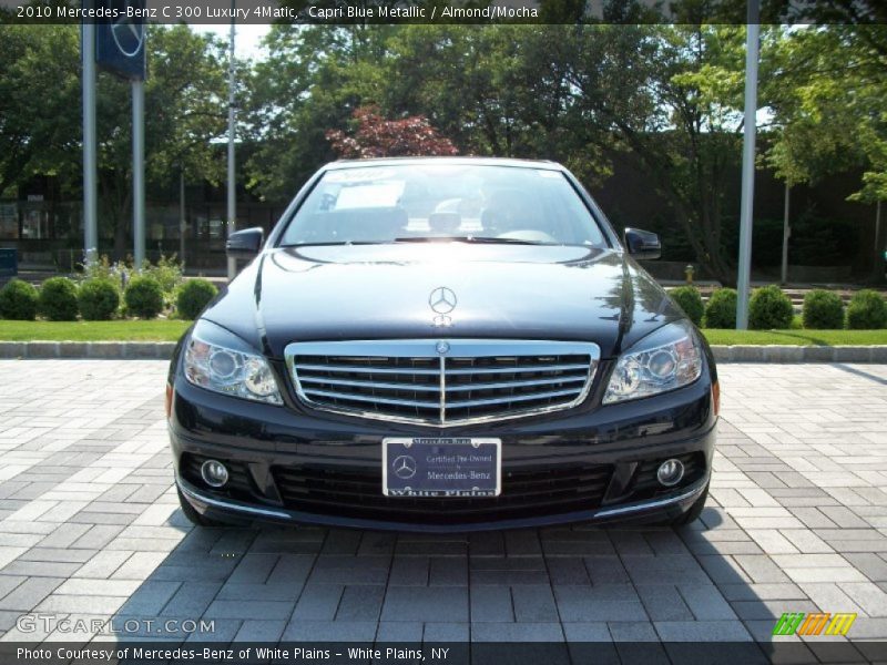 Capri Blue Metallic / Almond/Mocha 2010 Mercedes-Benz C 300 Luxury 4Matic