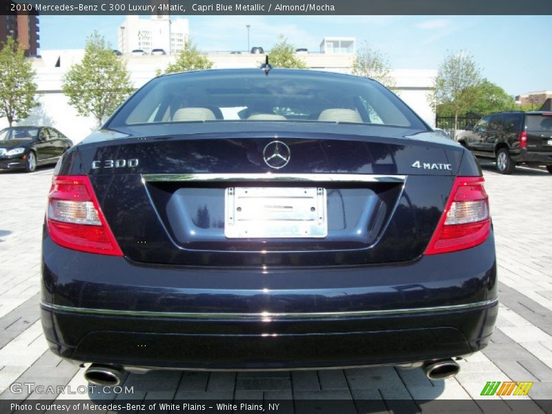 Capri Blue Metallic / Almond/Mocha 2010 Mercedes-Benz C 300 Luxury 4Matic