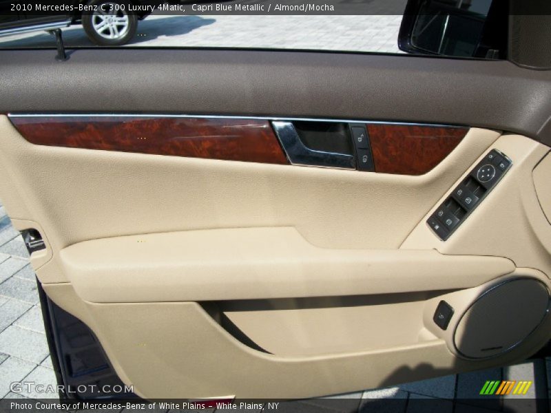Capri Blue Metallic / Almond/Mocha 2010 Mercedes-Benz C 300 Luxury 4Matic