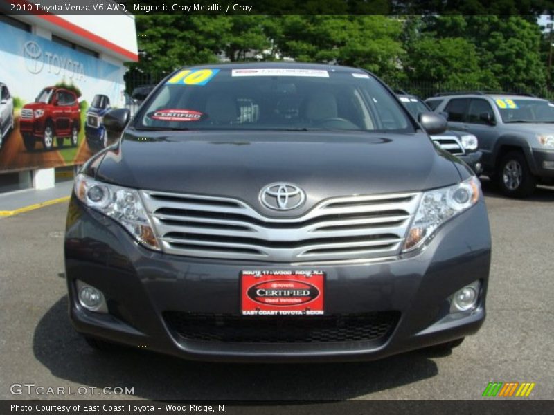 Magnetic Gray Metallic / Gray 2010 Toyota Venza V6 AWD