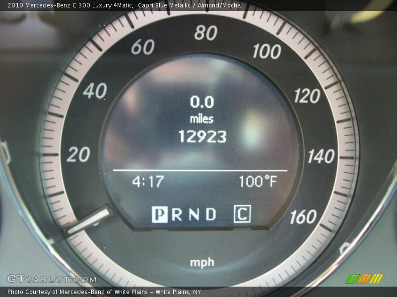 Capri Blue Metallic / Almond/Mocha 2010 Mercedes-Benz C 300 Luxury 4Matic